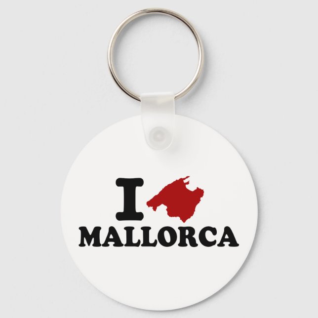 I love Mallorca Keychain (Front)