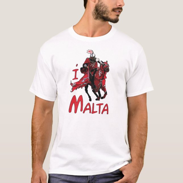 I LOVE MALTA T-shirt (Front)