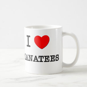 I Love MANATEES Coffee Mug