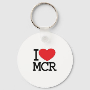 I LOVE MANCHESTER KEYCHAIN