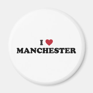 I Love Manchester New Hampshire Magnet