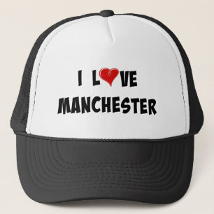 I Love Manchester Trucker Hat