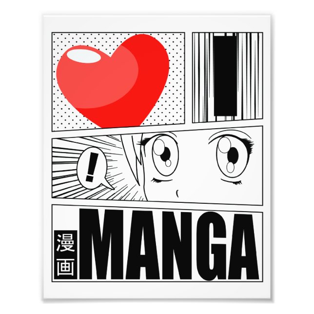 I LOVE MANGA Poster (Front)