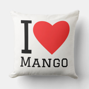 I love mango Throw Pillow