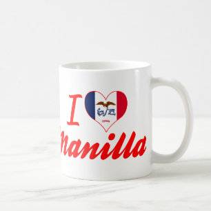 I Love Manilla, Iowa Coffee Mug