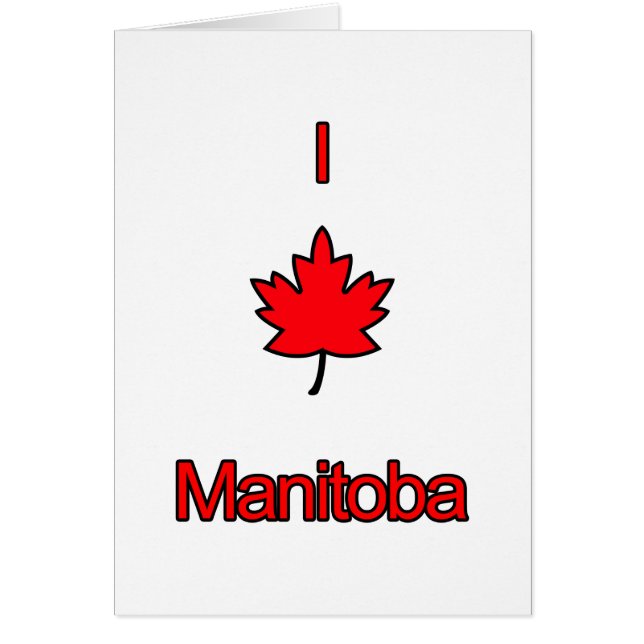 I Love Manitoba (Devant)