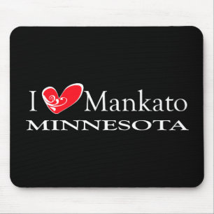 I Love Mankato Minnesota Mouse Pad