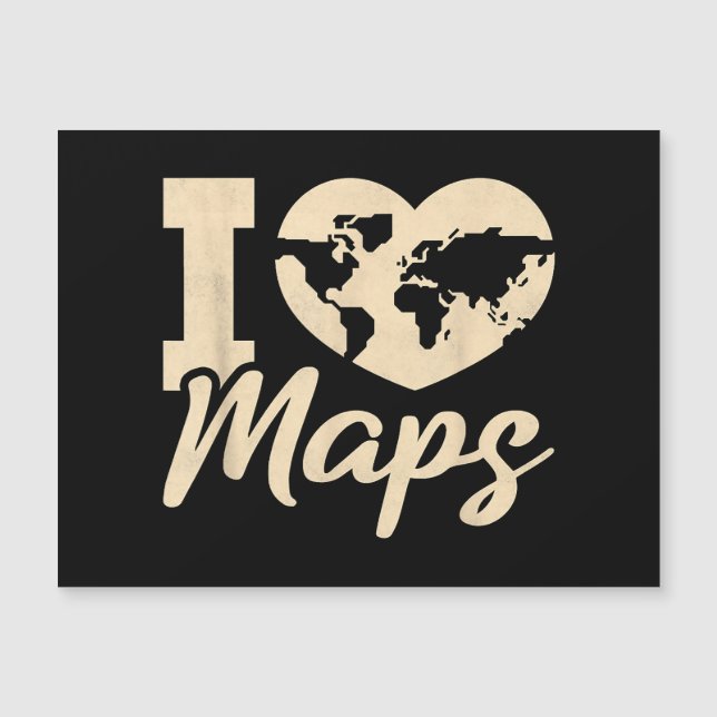 I Love Maps, Geography (Front)