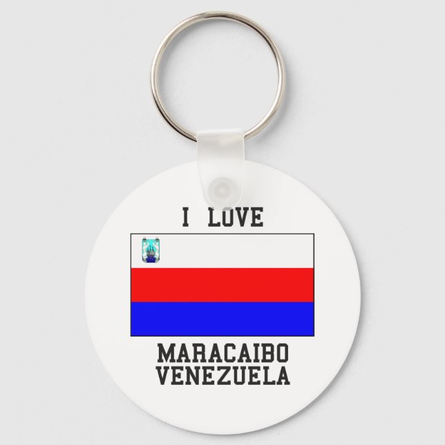 I Love Maracaibo Keychain (Front)