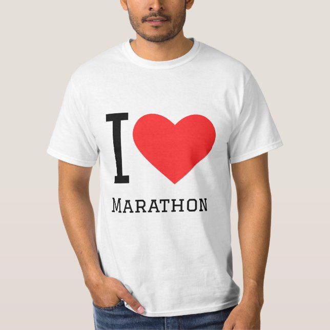 I love marathon T-Shirt (Front)