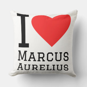 I love Marcus Aurelius Throw Pillow