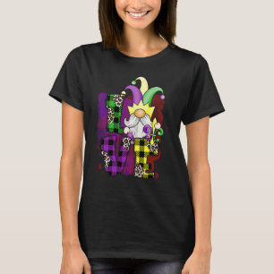 I Love Mardi Gras Gnomes With Fleur de Lis  Men Wo T-Shirt