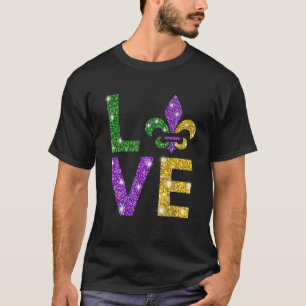 I Love Mardi Gras Mardi Gras For Women Girls T-Shirt