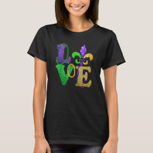 I Love Mardi Gras New Orlean Festival Mardi Gras T-Shirt