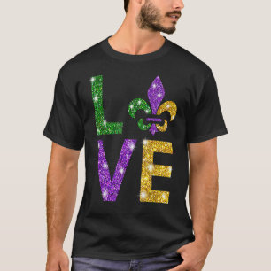 I Love Mardi Gras T Shirt Mardi Gras Shirt For Gir