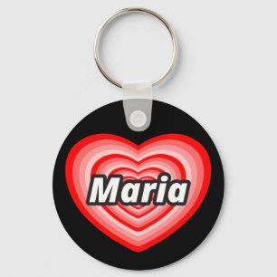I love Maria Keychain
