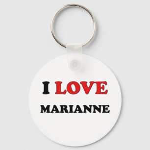 I Love Marianne Keychain