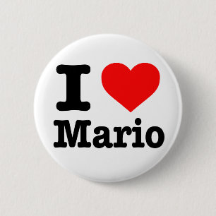 "I love Mario" button