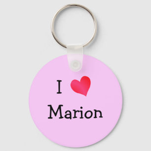 I Love Marion Keychain