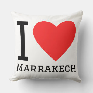 I love Marrakech  Throw Pillow