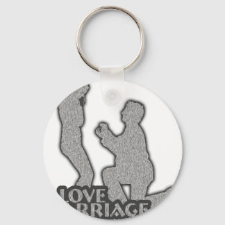 I Love Marriage Will You Marry Me? Keychain