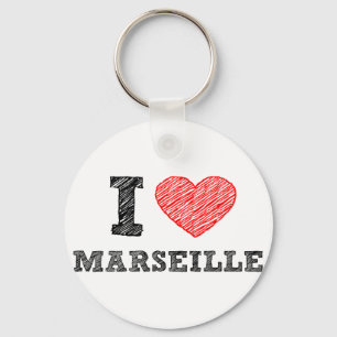 I-love-Marseille Keychain