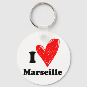 I love Marseille Keychain