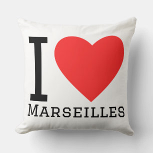 I love marseilles  throw pillow