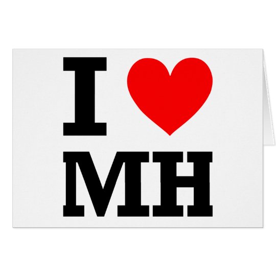 I Love Marshall Islands Design Card