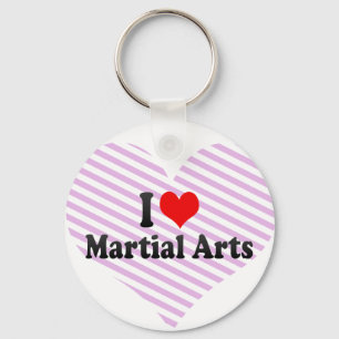 I love Martial Arts Keychain