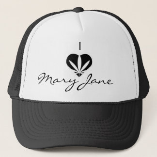i love mary jane trucker hat