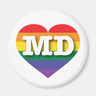 I love Maryland Gay Pride Magnet