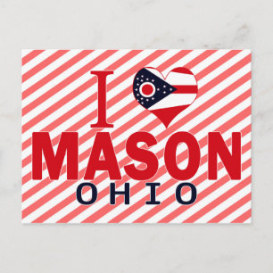 I love Mason, Ohio Postcard
