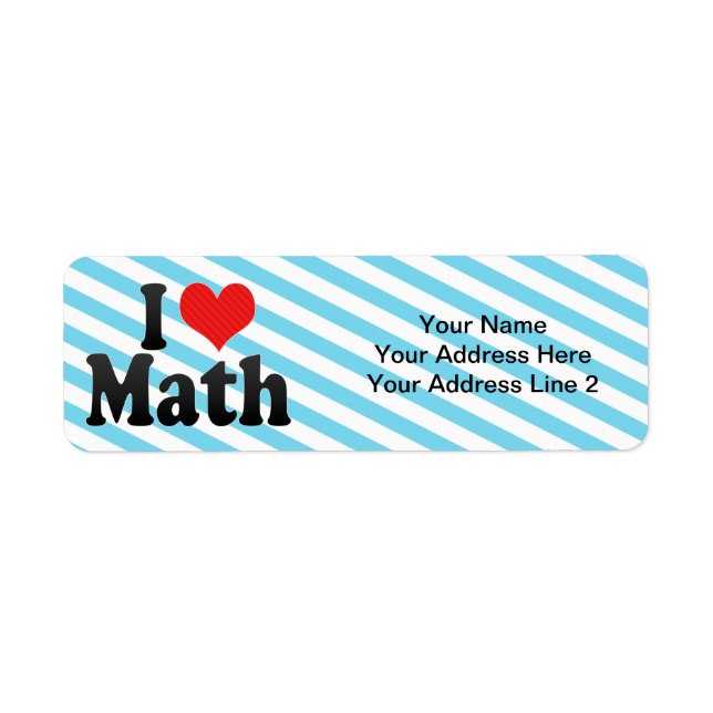 I Love Math (Front)