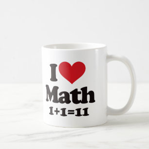 I Love Math! Coffee Mug