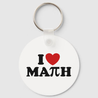 I Love Math Keychain