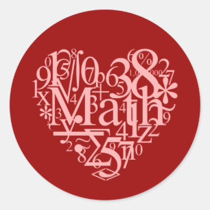 I Love Math Sticker