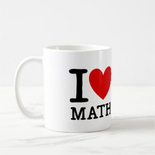 I Love Math Teacher Mug