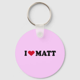 I LOVE MATT KEYCHAIN
