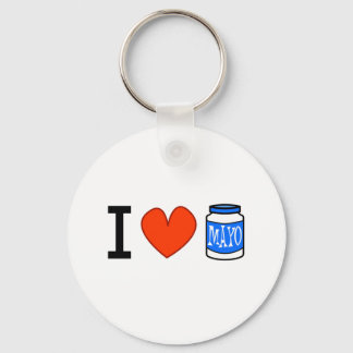 I Love Mayo! Keychain