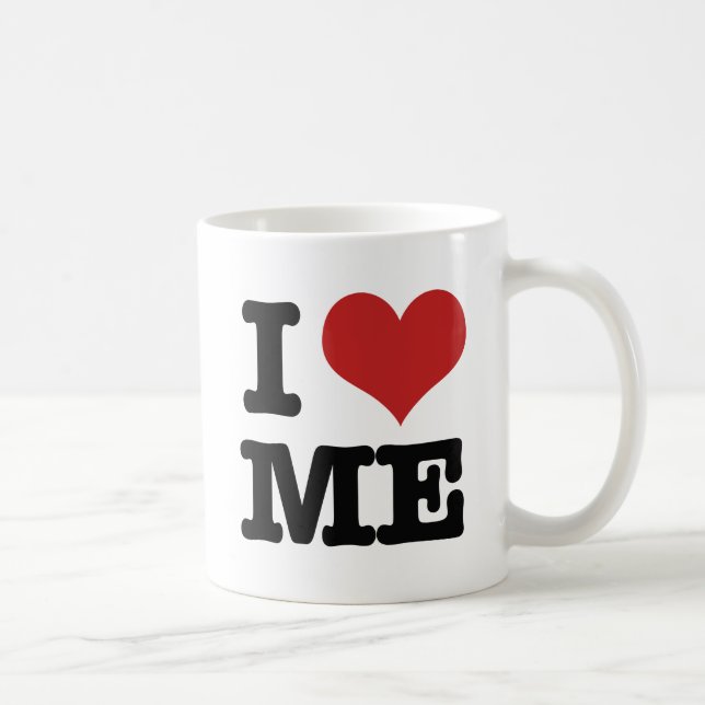 I Love me Coffee Mug (Right)