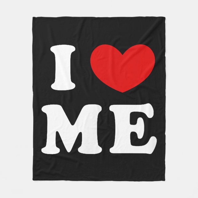 I LOVE ME FLEECE BLANKET (Front)