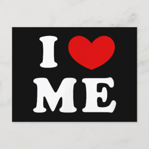 I LOVE ME HOLIDAY POSTCARD