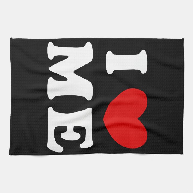 I LOVE ME KITCHEN TOWEL (Horizontal)