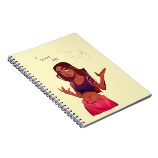 "I Love Me" notebook