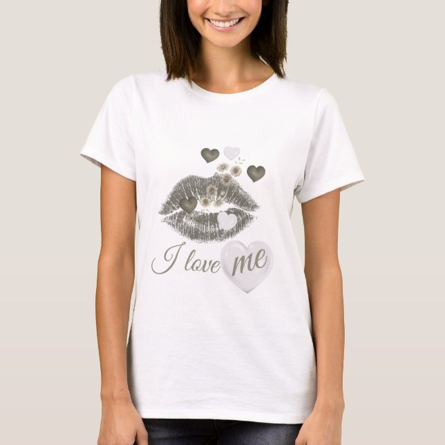 I Love Me - Self Love T-Shirt Green (Front)