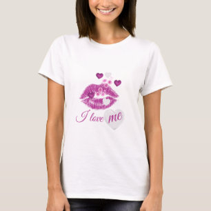 I Love Me – T-shirt amour de soi Rose
