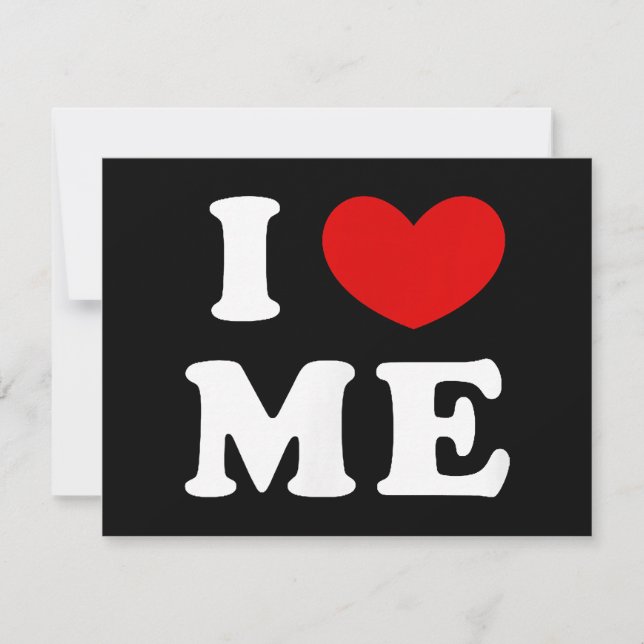 I LOVE ME THANK YOU CARD (Front)
