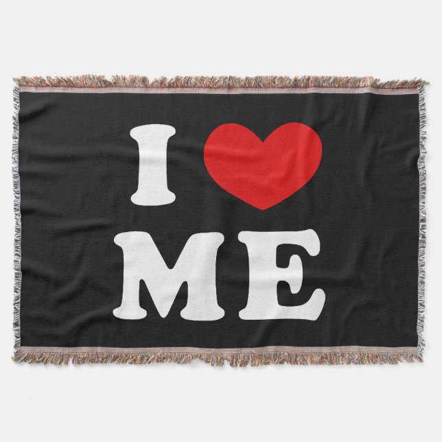 I LOVE ME THROW BLANKET (Front)