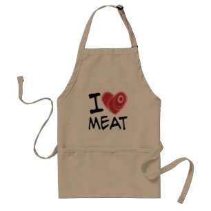 I Love Meat Standard Apron